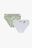 2-piece underwear 100% cotton : 1