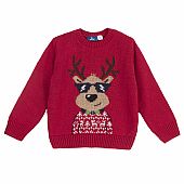 Christmas sweater with chicco reindeer embroidery : 1