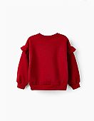 Christmas sweatshirt with solids and zippy ruffles : 3