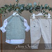 Stova Bambini Christening Suit with Waistcoat SS24B2 : 3