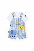 Boboli dungarees set with t-shirt : 1