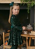 Abel and lula sequin velvet dress : 1